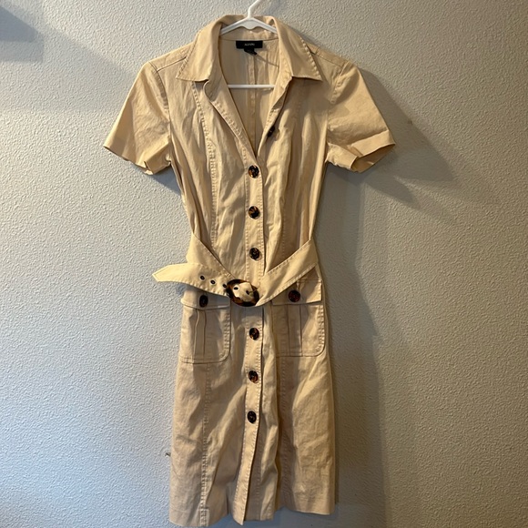 Alfani button down dress with belt size 2 - Picture 1 of 4